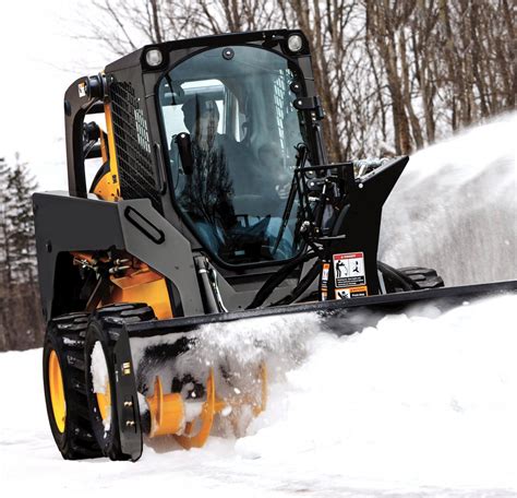 skid steer snow blowers reviews|snowblower attachment for skid steer.